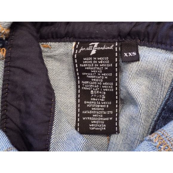 Seven 7 For All Mankind denim jumpsuit size XXS NWT - Picture 8 of 8